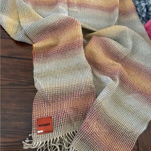 Missoni Striped Woven Throw in Warm Tones